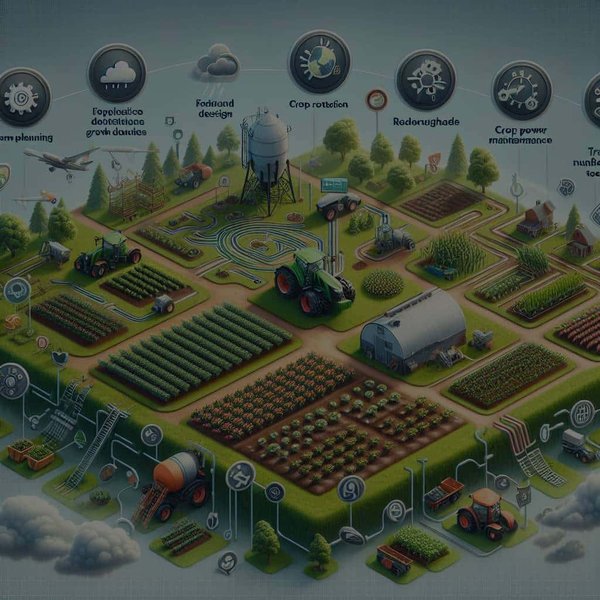 Quels sont les défis et solutions pour la gestion d'une ferme virtuelle dans un jeu de simulation agricole?